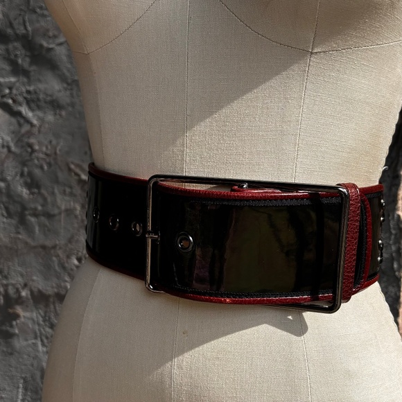3.1 Phillip Lim wide patent leather belt main image 7